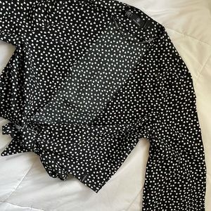 Volcom Wrap Heart Blouse